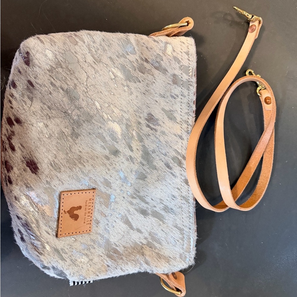 Stylish Gray and Brown meanwhile back on the farm fur bag